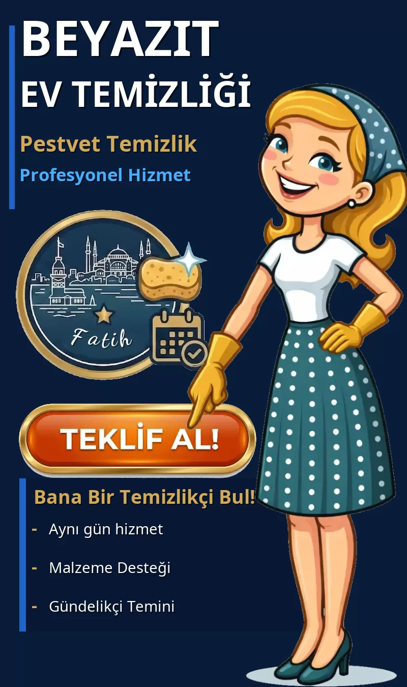 Beyazıt Ev Temizliği - Pestvet Temizlik