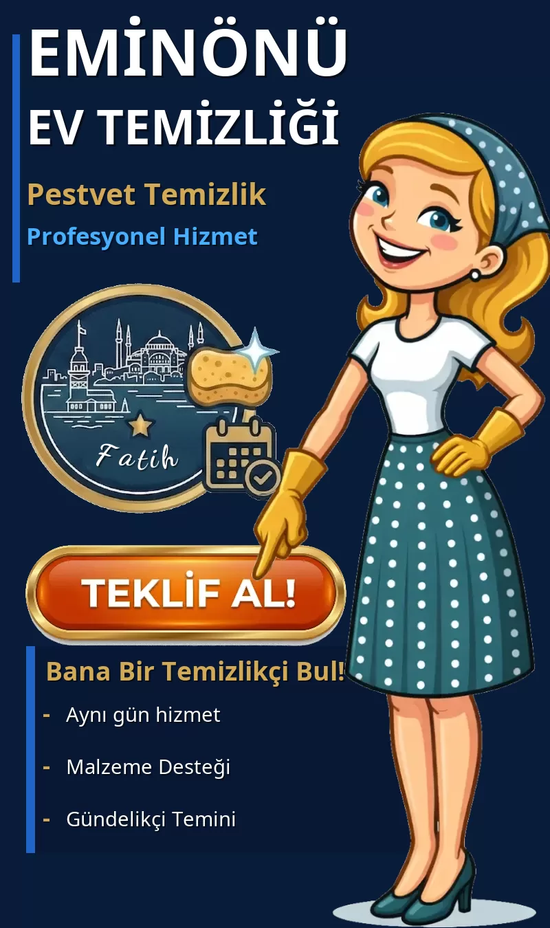 Eminönü Ev Temizliği - Pestvet Temizlik
