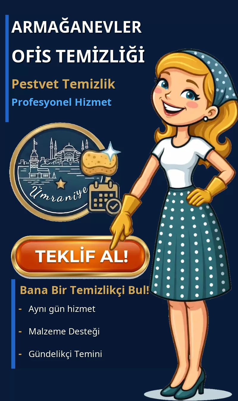 Armağanevler Ofis Temizliği - Pestvet Temizlik