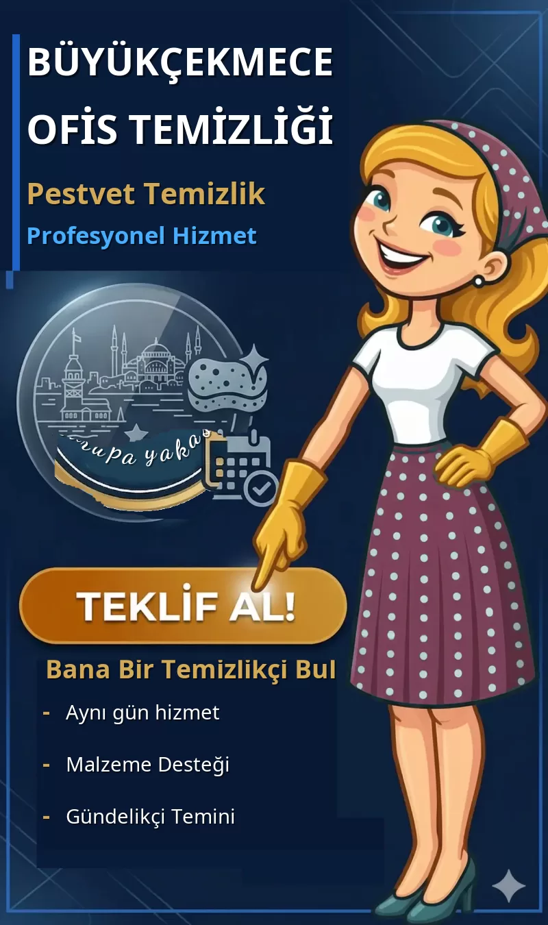 Büyükçekmece Ofis Temizliği - Pestvet Temizlik