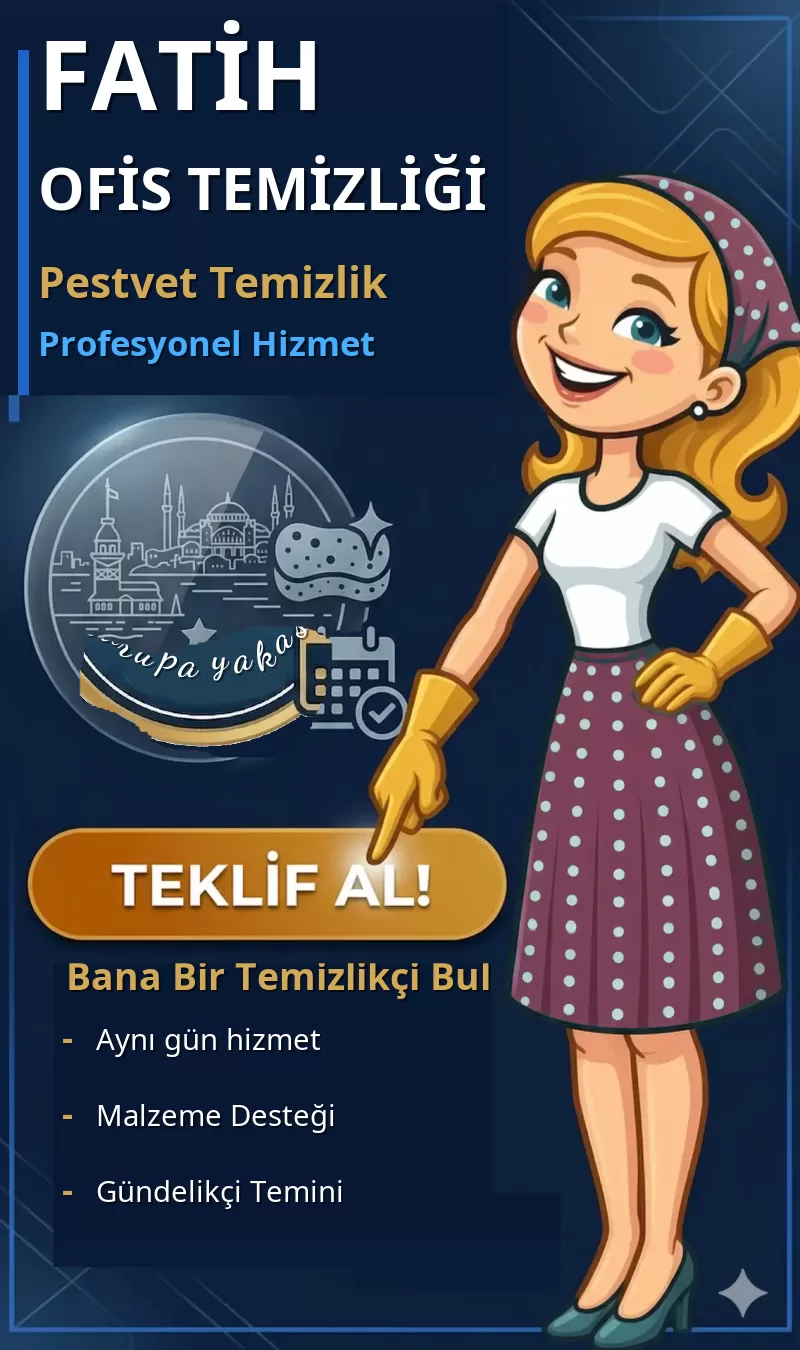 Fatih Ofis Temizliği - Pestvet Temizlik