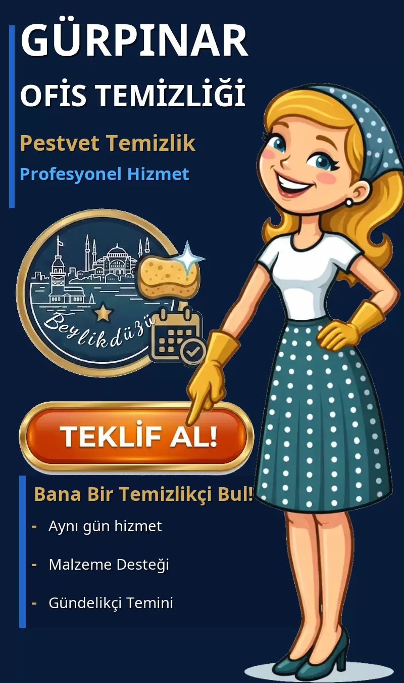 Gürpınar Ofis Temizliği - Pestvet Temizlik