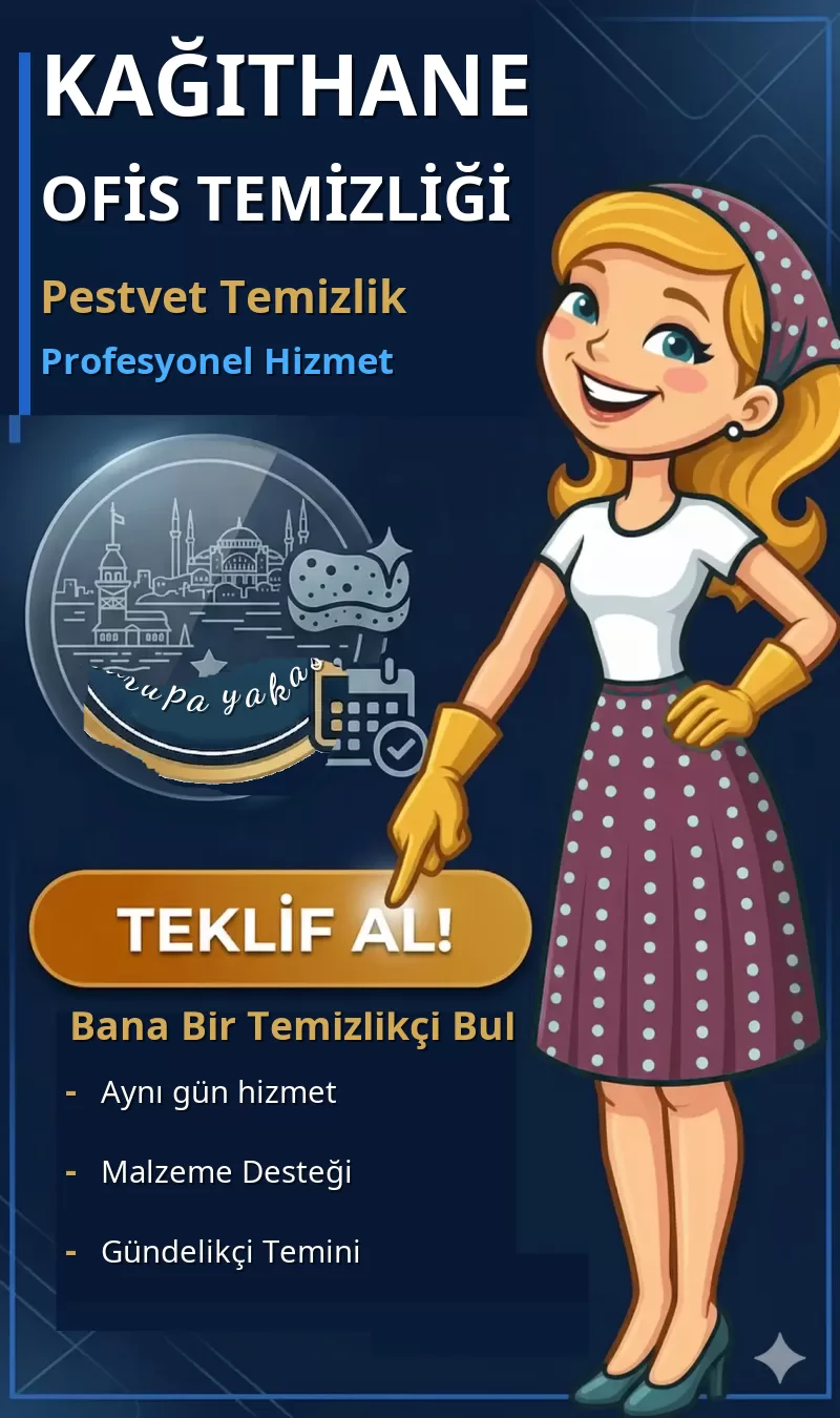 Kağıthane Ofis Temizliği - Pestvet Temizlik