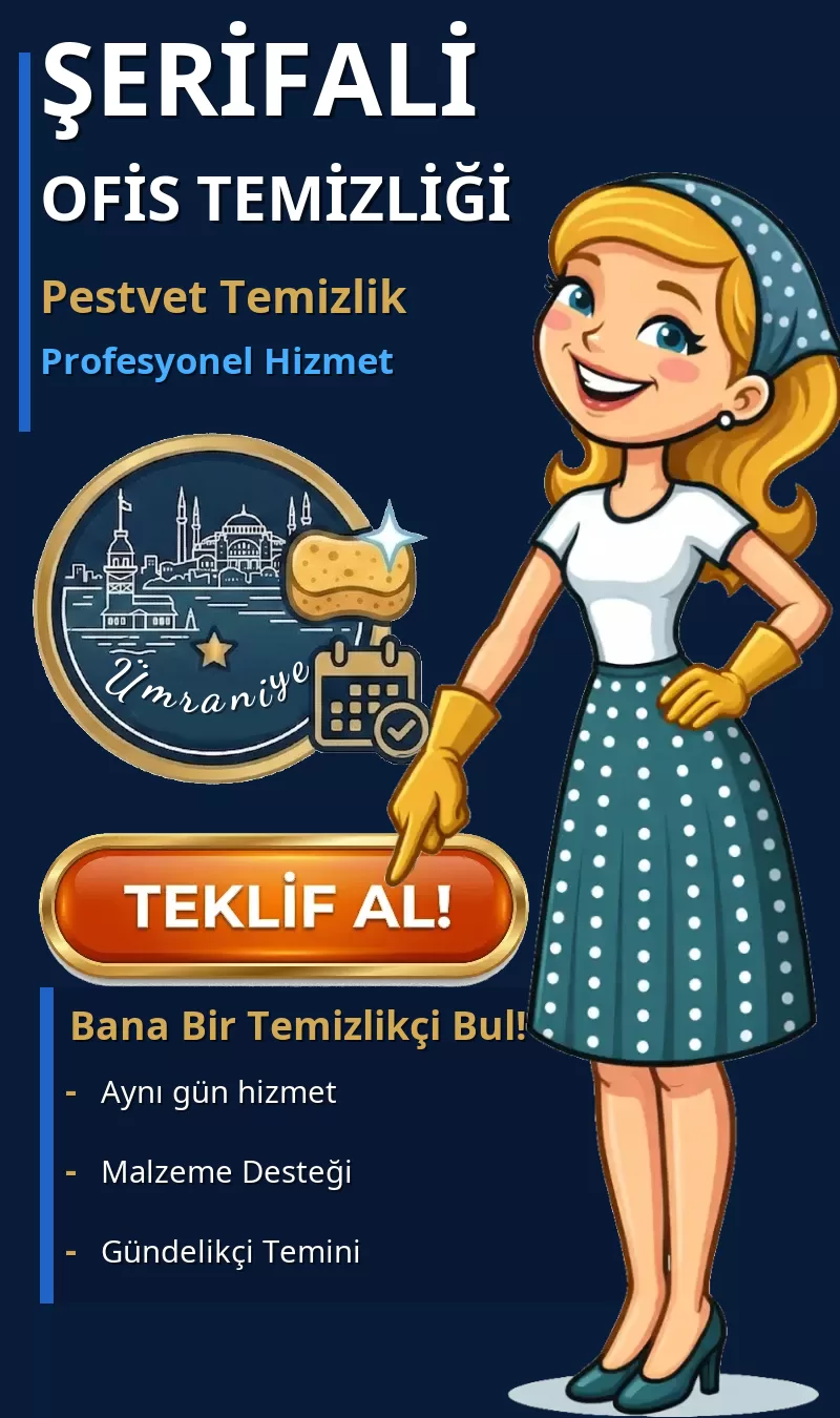 Şerifali Ofis Temizliği - Pestvet Temizlik