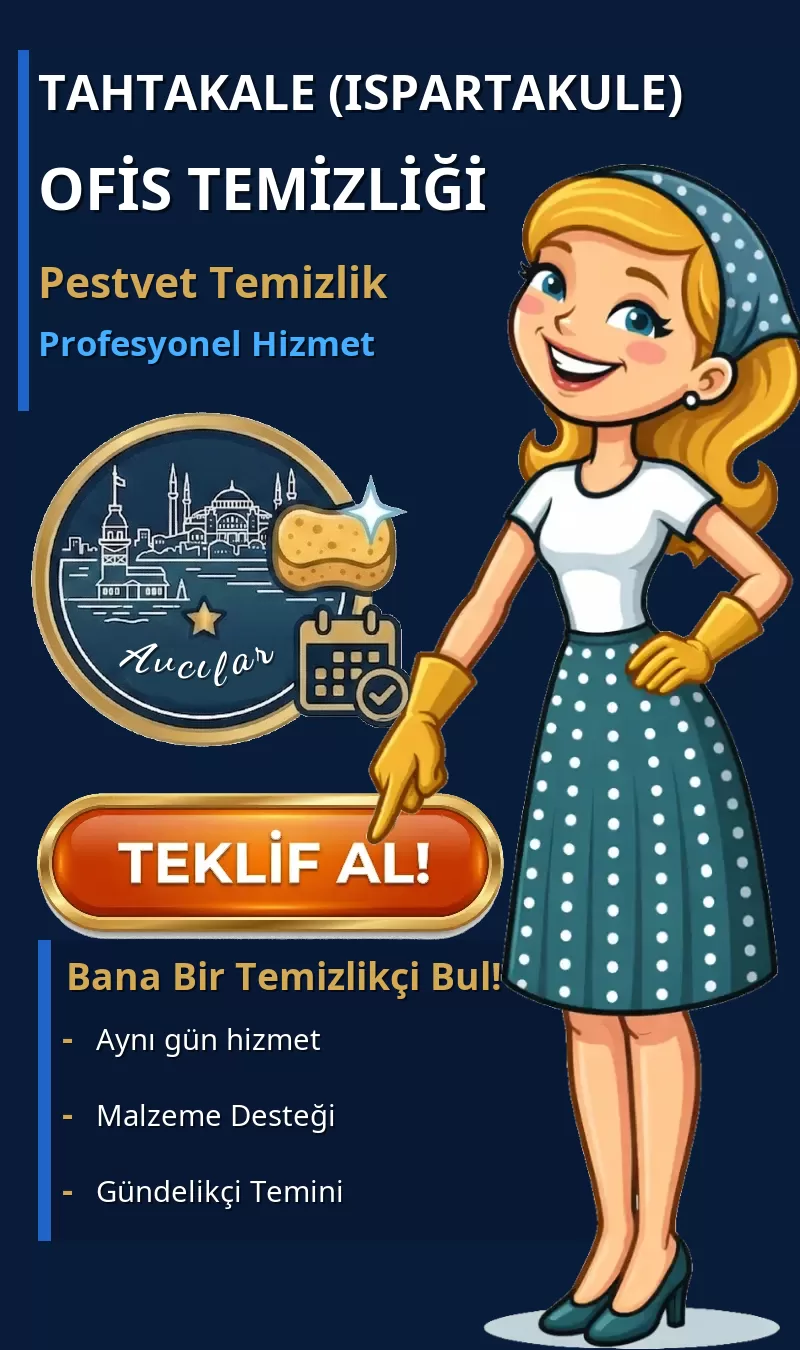 Tahtakale (Ispartakule) Ofis Temizliği - Pestvet Temizlik